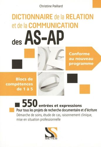 Dictionnaire De La Relation Et De La Communication As-Ap