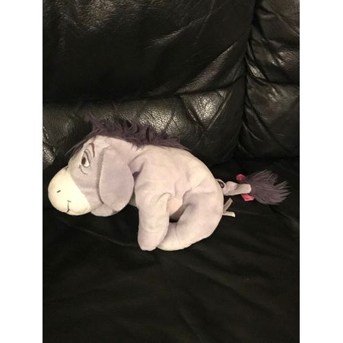 Doudou Peluche Bourriquet Avec Sa Queue Détachable 25cm Nicotoys