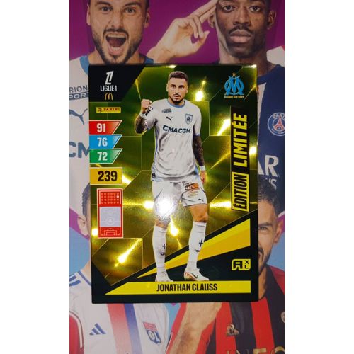 Carte Adrenalyn Xl Édition Limitée Jonathan Clauss