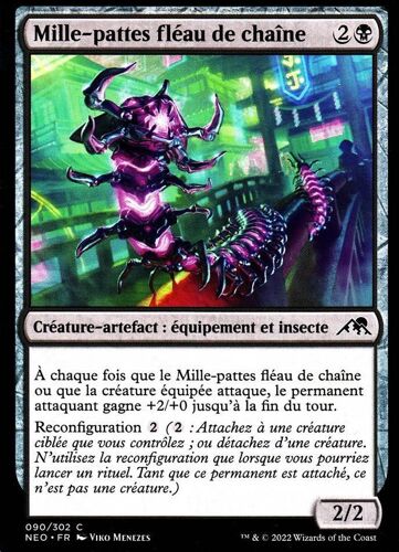 Mille- Pattes Fléau De Chaîne - Magic - Kamigawa La Dynastie Néon - C - 90/302