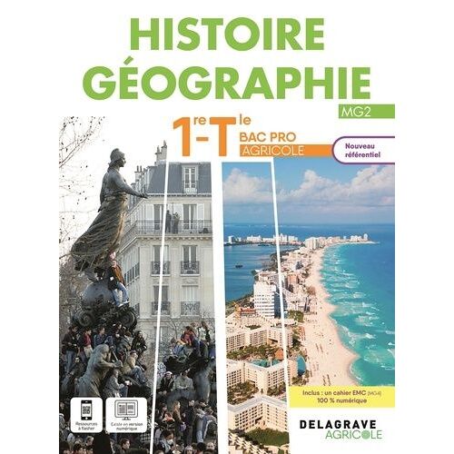 Histoire-Géographie 1re, Tle Bac Pro Agricole - Edition 2023