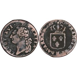 France - 1790 - Sol À L'écu - Toulouse (M) - Louis Xvi - 24-056