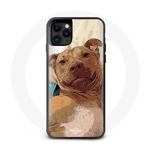 Coque Iphone 12 Mini Pitbull Marron