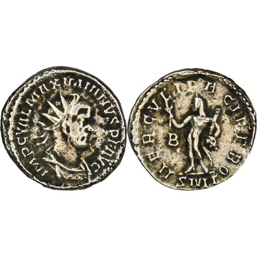 Rome - Aurelianus - Maximien Hercule - 287 Ad - Hercvli Pacifero - Lyon - 3.13 G. - Ric.371 - 24-043
