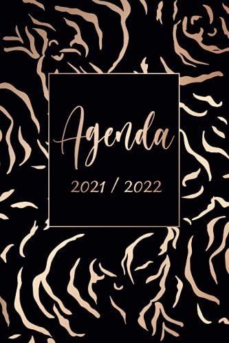 Agenda Scolaire 2021 2022: Agenda Scolaire Fille | Étudiants Collège - Lycée - Ado | Organiseur Planificateur Journalier Et Semainier Août 2021 À ... Noir Rose Pastel Fleurs Floral Aquarelle