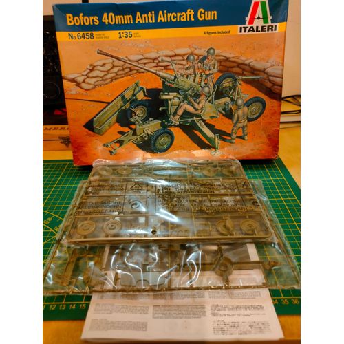 Maquette Italeri 1/35 : Bofors 40 Mm Anti Aircraft Gun-Italeri