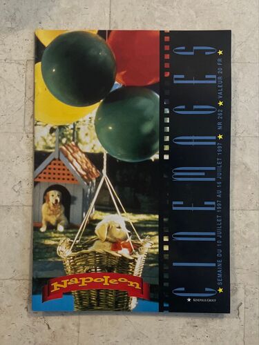 Cinémages - Napoléon - Semaine Du 10 Au 16 Juillet 1997 - 