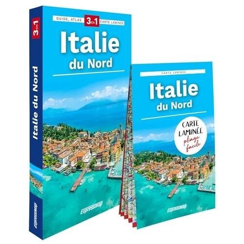 Italie Du Nord - Guide + Atlas + Carte Laminée 1/650 000