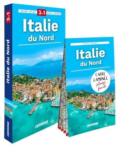 Italie Du Nord - Guide + Atlas + Carte Laminée 1/650 000