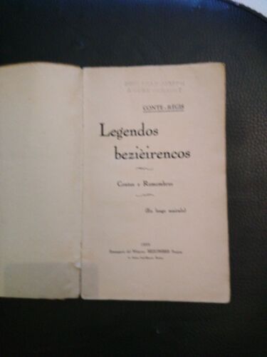 Legendos Bezieirencos Regis 1929