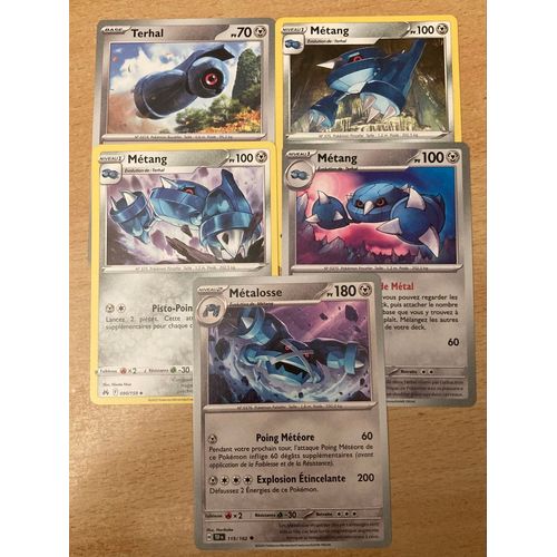 (2144) Terhal + 3x Metang + Métalosse (Pokemon) 
