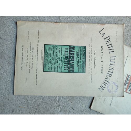La Petite Illustration (Roman-Théâtre) - N° 53 - Théâtre - N° 33 - 7 Mars 1914 - La Marchande D'allumettes (Conte Lyrique En 3 Actes)