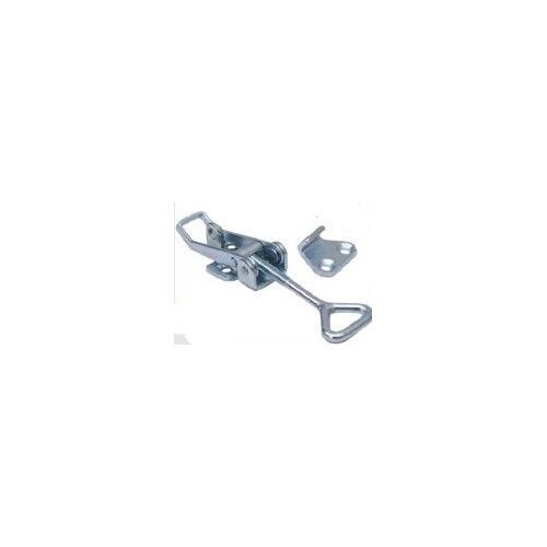 Small over-centre catch with receiver - Zinc
