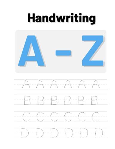 Handwriting Practice Workbook: A-Z Uppercase Letters