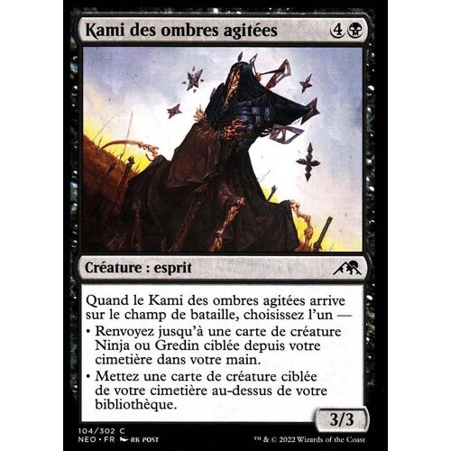 Kami Des Ombres Agitées - Magic - Kamigawa La Dynastie Néon - C - 104/302