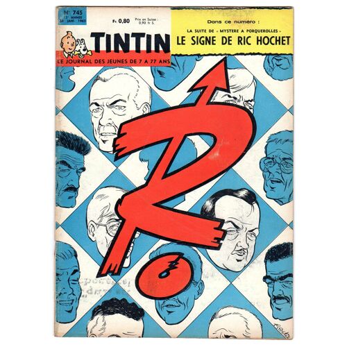 Tintin N° 745 : Le Signe De Ric Hochet