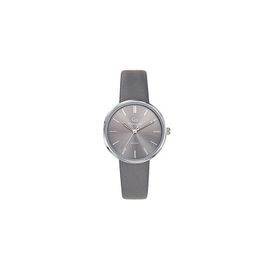 Go Girl Montre Femme Acier Cuir Gris 699325