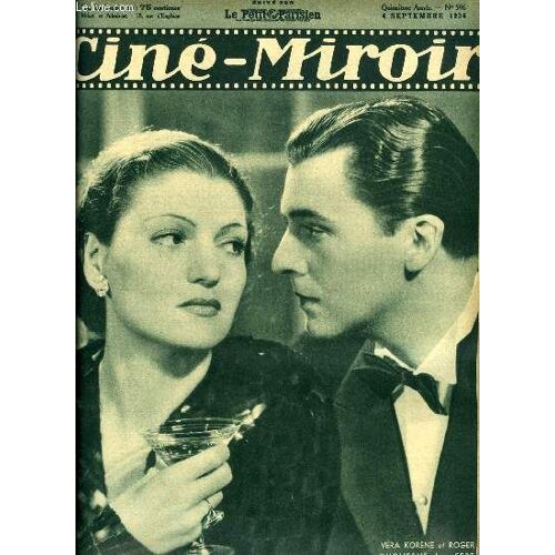 Ciné-Miroir N° 596 - Véra Korène Et Roger Duchesne Dans Sept Hommes Et Une Femme, La Voix D Or De Lily Pons, Episode, Henry Fonda Petot Potins, La Route Heureuse, Amis Pour Toujours, Ste Bernadette(...)