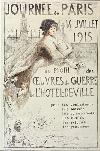 Affiche Journee De Paris 1915