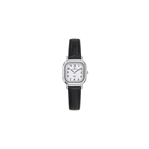 Certus Montre Femme Acier Cuir Noir 644402