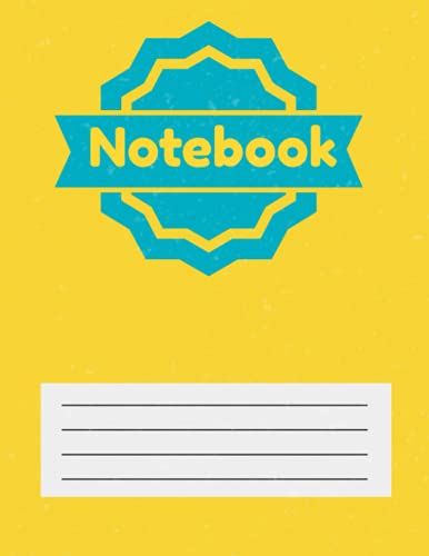 Notebook: Yellow Cover. ( Large, 8.5 X 11 In.) 100 Pages Soft Paperback Cover, Back To School Supplies, For Students And Teachers