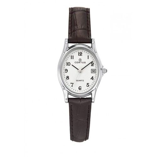 Montre Certus Femme Acier Cuir Noir 644520