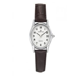 Montre Certus Femme Acier Cuir Noir 644520
