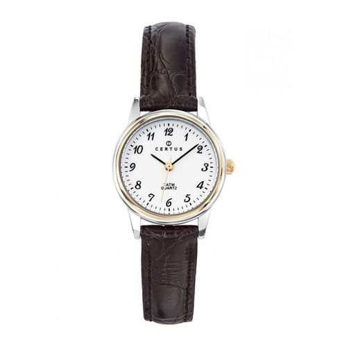 Montre Certus Femme Cuir Noir 645302 Classique