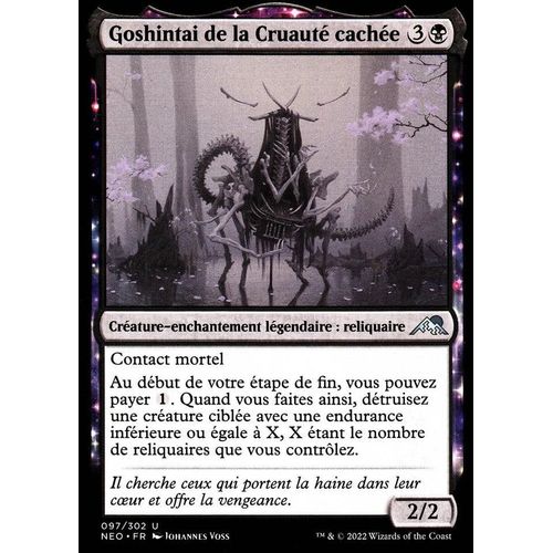 Goshintai De La Cruauté Cachée - Magic - Kamigawa La Dynastie Néon - U - 97/302