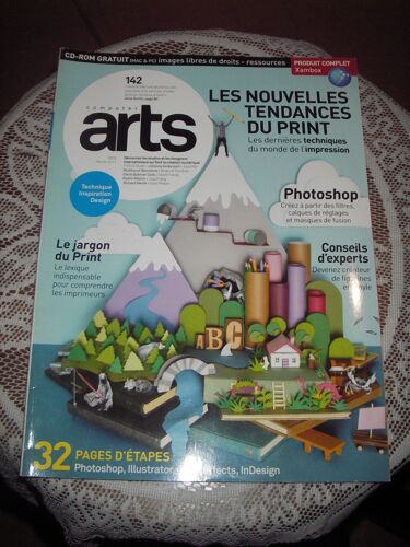 Computer N° 142, Février 2011,Techniques, Inspiration, Design. "  Les Nouvelles Tendances Du Print: Les Dernières Techniques Du Monde De L'impression. " Le Jargon Du Print: Le Lexique Indispensable...