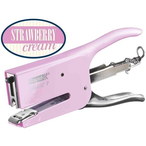 Rapid Pince Agrafeuse Classique K1 Retro Strawberry Cream, R