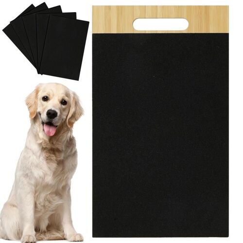 Planche À Gratter Pour Chien Avec Poignée Ergonomique, Accessoire En Bois Pour Chats, Animaux De Compagnie Pupmed, Protection Pour Mur, Porte Et Sol