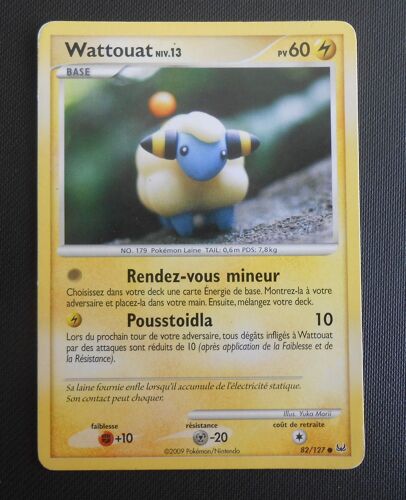 Carte Pokemon Wattouat Niv.13 Pv60 82/127