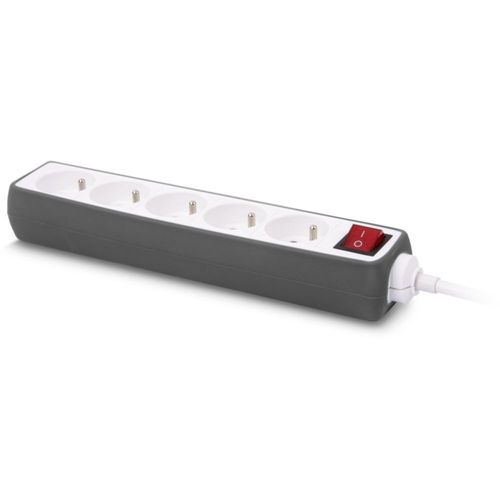 Multiprise Essentielb Silicone Gris 5 Prises - 16A