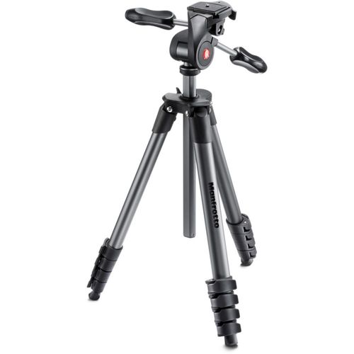 Trépied Manfrotto Compact Advanced 3D noir