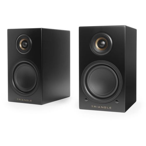 Enceinte bibliothèque Triangle LN01A Elara noire mat