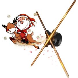 Hologramme 3D Projecteur 56Cm Ventilateur Holographique Avec Wifi App Télécommande Bluetooth 700 Vidéos Pour Exposition Publicité Animation Flottante Vitrine Événementiel