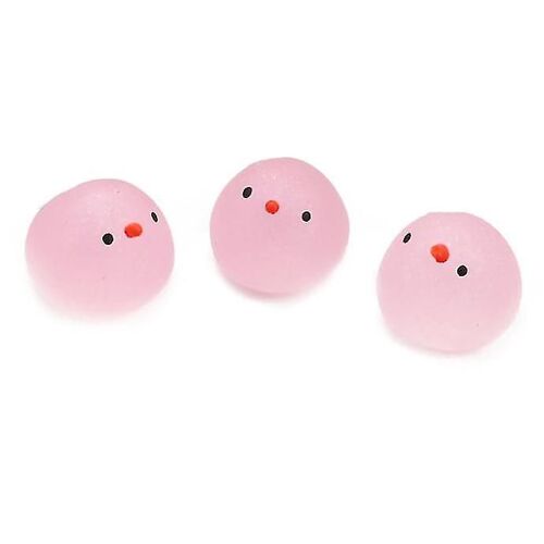 10 Pcs Transparent Gold Powder Color Pinch Musique Animal Ball