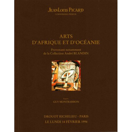 Arts DAfrique Et DOceanie Catalogue  Drouot 1994 1 