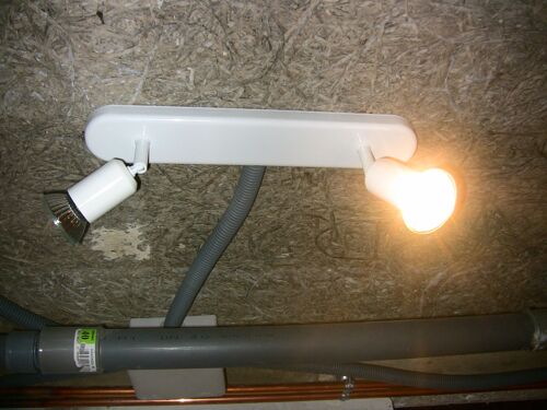 Barre De 2 Spots Blancs