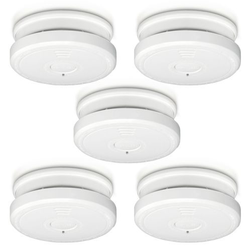 Détecteur de fumée, pack de 5 SA20 5X Blanc
