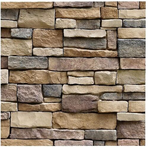 Panneaux muraux 3d Auto-adhésif Stone Look Papier peint Brique imperméable à l'eau