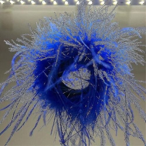 Femmes Plume Bracelet Boucles D'oreilles Rondes Snap Bracelet Plume Manchette Poignet Décoration Poignet Manchette Manche Accessoire Cheveux -Sz.13237