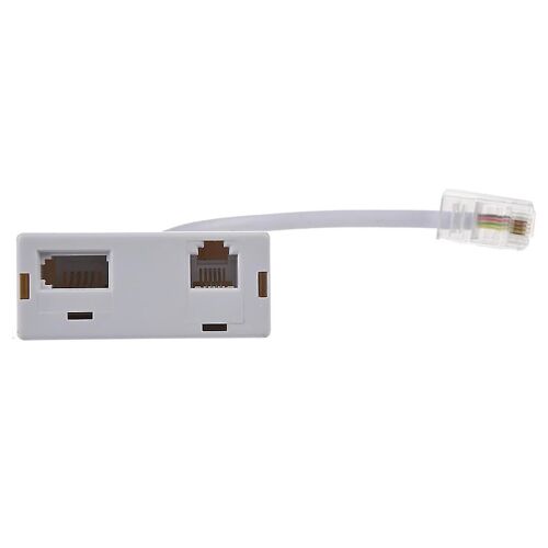 Rj45 Plug To Rj11 Bt Socket Splitter Adaptateur téléphonique