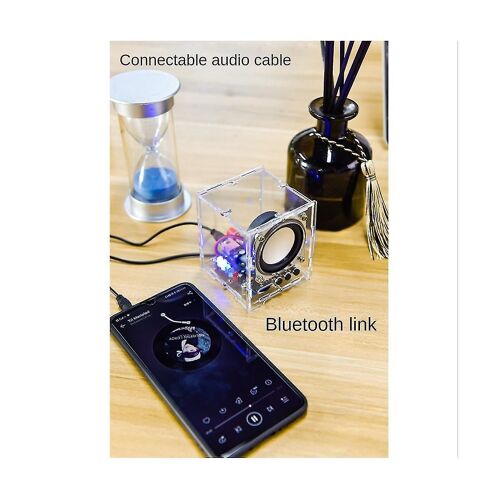 Bluetooth Haut-parleur Production Audio Kit Bricolage Audio Amplificateur Électronique 2 pouces Petit Haut-Parleur Amplificateur