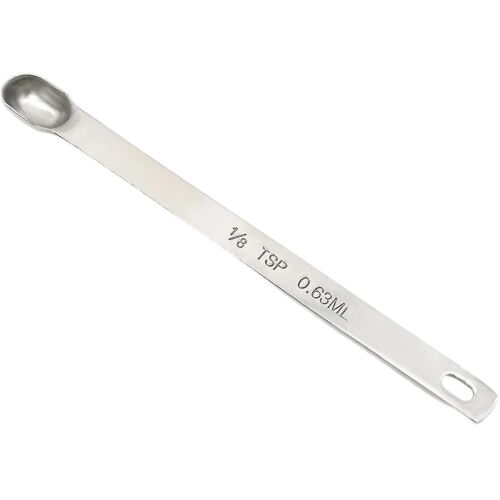 1/8 Cuillère À Café Cuillère À Mesurer Unique, Cuillères À Mesurer Individuelles En Acier Inoxydable, Cuillères À Mesurer À Long Manche Seulement 1/8 C. À Thé (0,63 Ml)