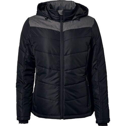 Veste Matelassée À Capuche - Doudoune - Jn1133 - Noir - Femme