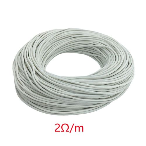 câbles chauffants améliorés en caoutchouc de Silicone,fil chauffant 48V pour siège de voiture Local,fait à la main,couverture chauffante,essai de 1m - Type 1m #B