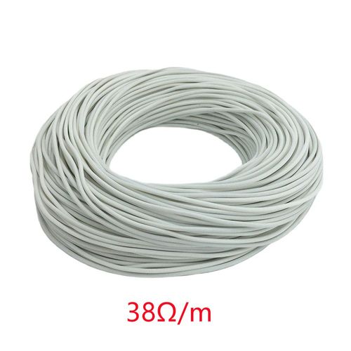 câbles chauffants améliorés en caoutchouc de Silicone,fil chauffant 48V pour siège de voiture Local,fait à la main,couverture chauffante,essai de 1m - Type 1m #L