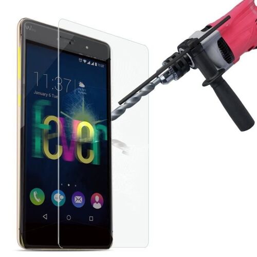  Hq-Cloud Film Vitre Verre Trempé De Protection D'écran Pour Wiko Fever 4g/ Fever Se - Transparent
